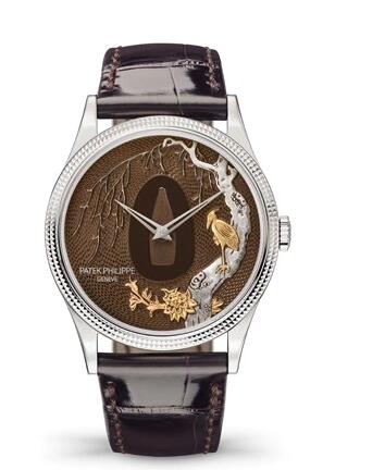 Replica Watch Patek Philippe 5177G-036 Calatrava 5177 Tsuba – Bird and Branches